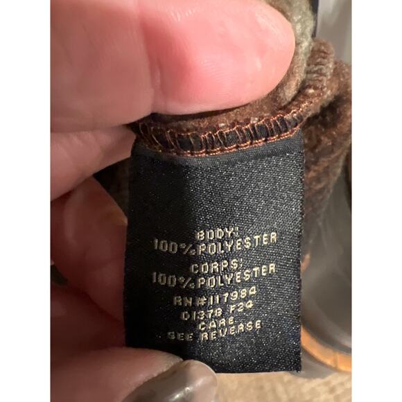 Dakota Grizzly size XXL striped fleece mens pullover top - Picture 4 of 4